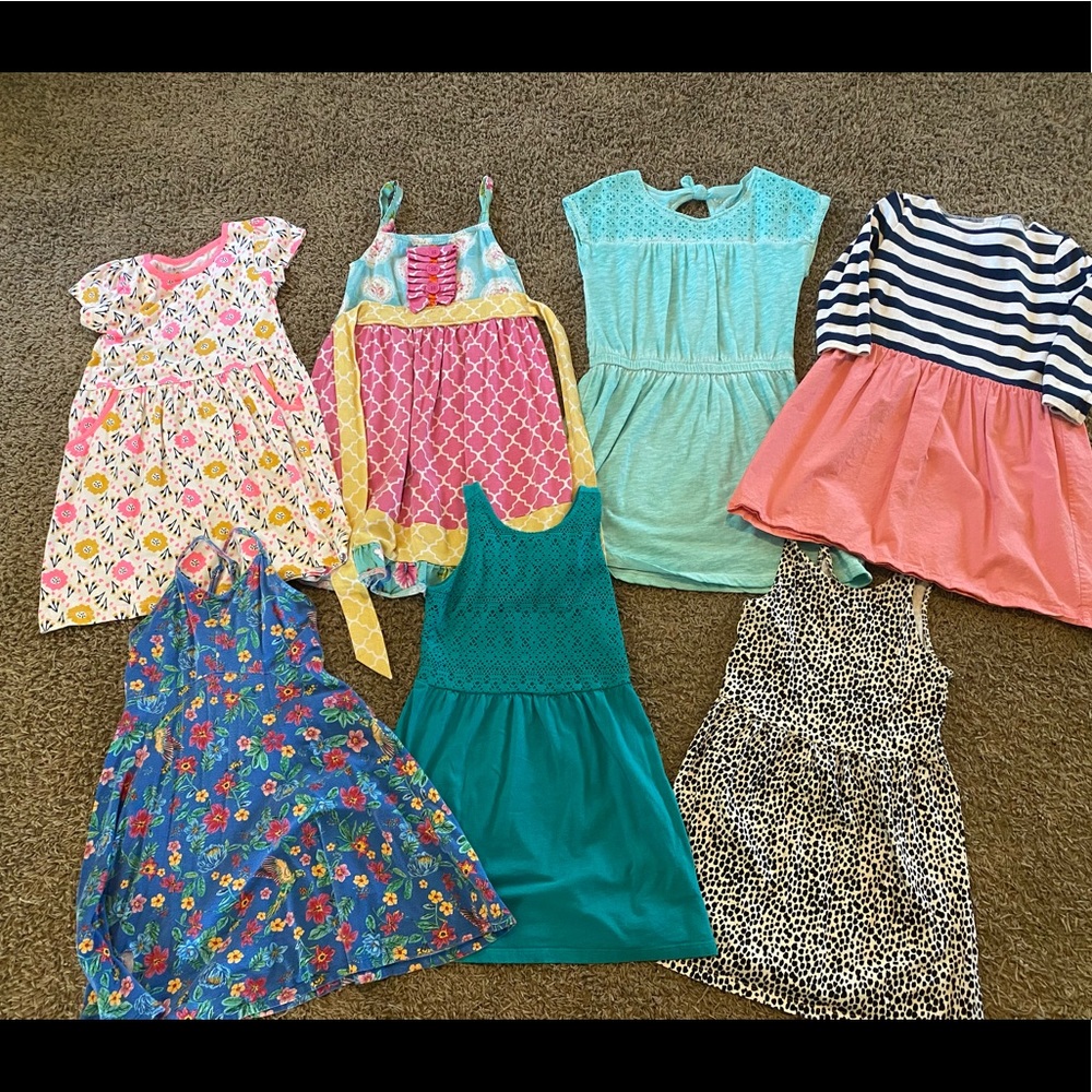 Lot of size 6-7 dresses